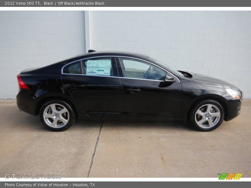 Black / Off Black/Anthracite Black 2012 Volvo S60 T5