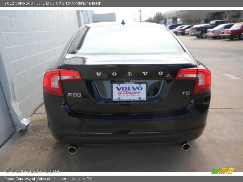 Black / Off Black/Anthracite Black 2012 Volvo S60 T5