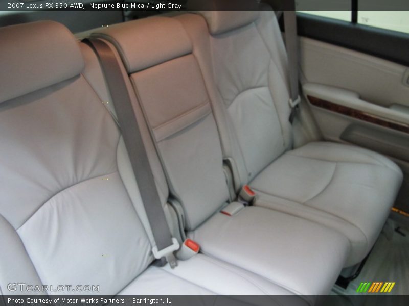 Neptune Blue Mica / Light Gray 2007 Lexus RX 350 AWD
