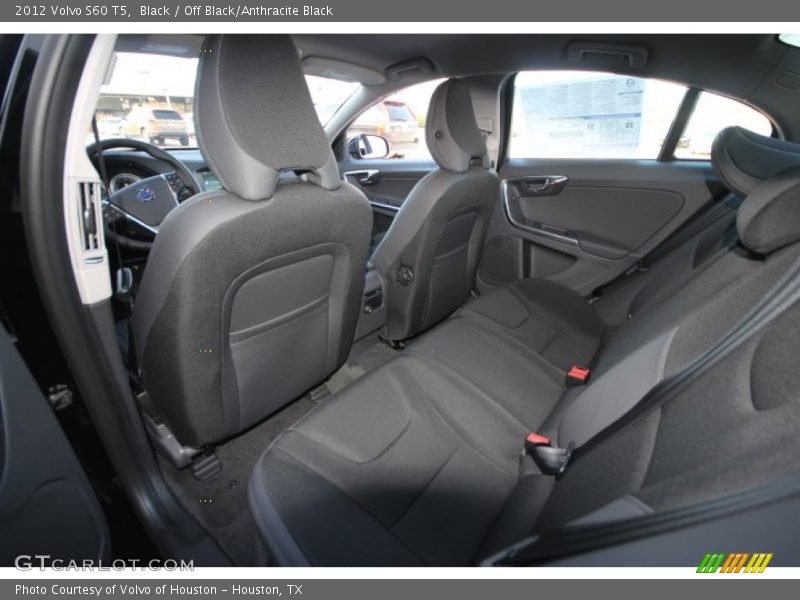 Black / Off Black/Anthracite Black 2012 Volvo S60 T5