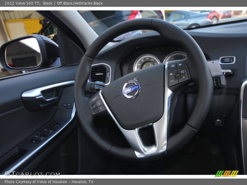 Black / Off Black/Anthracite Black 2012 Volvo S60 T5