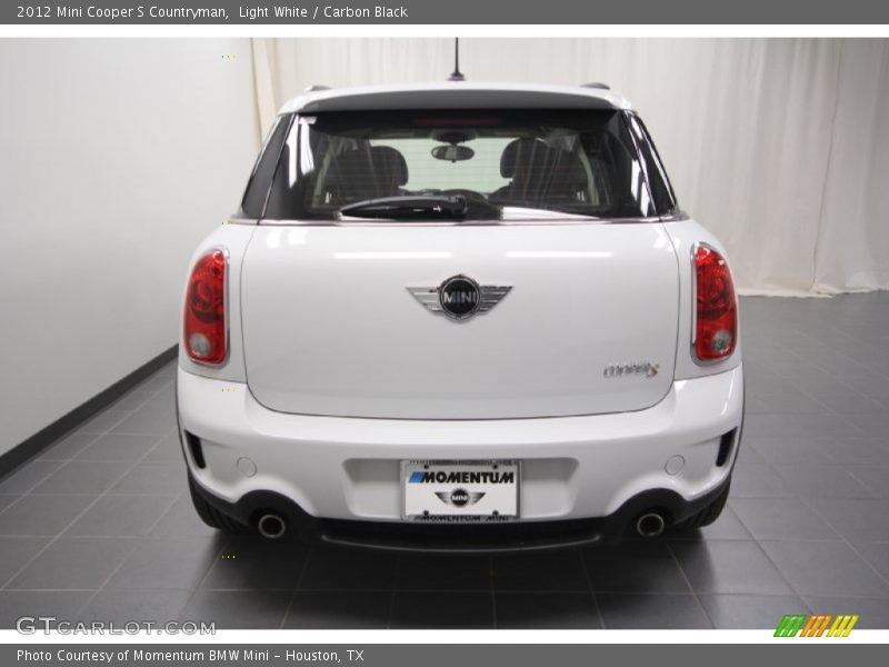 Light White / Carbon Black 2012 Mini Cooper S Countryman