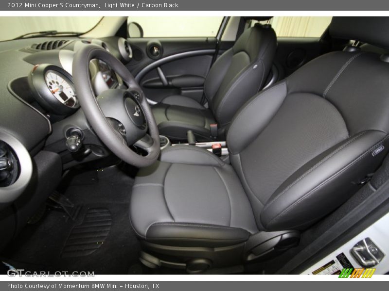 2012 Cooper S Countryman Carbon Black Interior