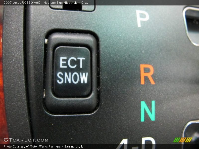 Neptune Blue Mica / Light Gray 2007 Lexus RX 350 AWD