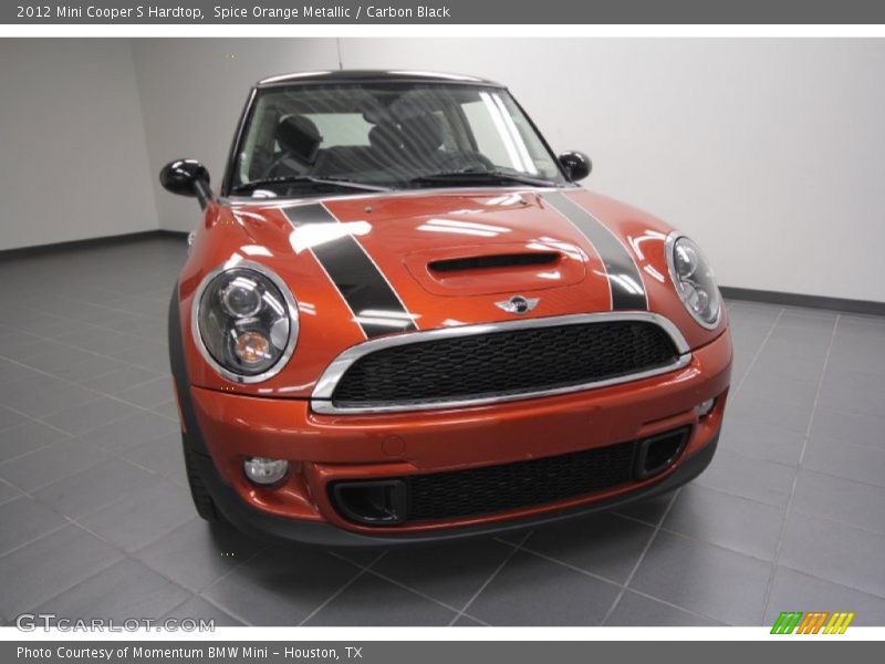 Spice Orange Metallic / Carbon Black 2012 Mini Cooper S Hardtop