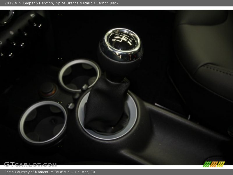 Spice Orange Metallic / Carbon Black 2012 Mini Cooper S Hardtop