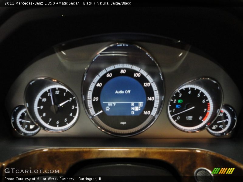 Black / Natural Beige/Black 2011 Mercedes-Benz E 350 4Matic Sedan