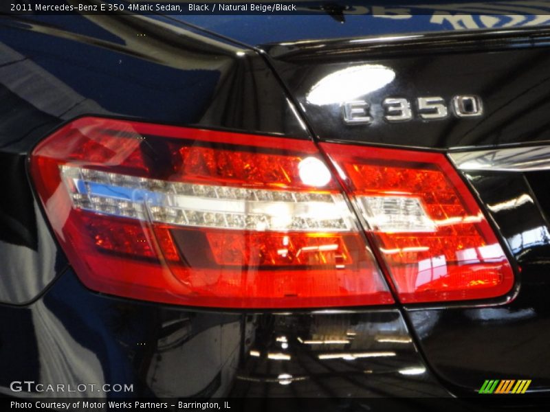 Black / Natural Beige/Black 2011 Mercedes-Benz E 350 4Matic Sedan