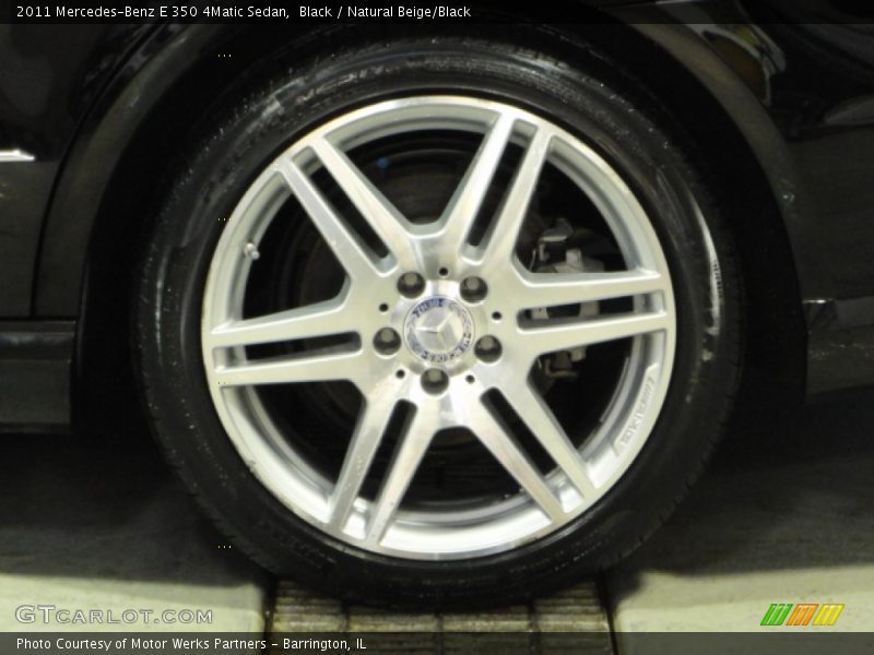 Black / Natural Beige/Black 2011 Mercedes-Benz E 350 4Matic Sedan