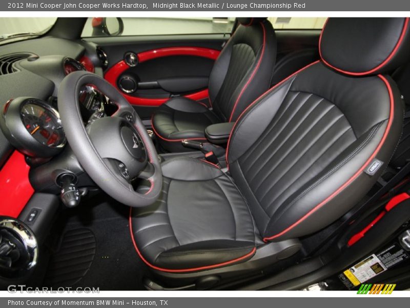 Lounge Championship Red - 2012 Mini Cooper John Cooper Works Hardtop