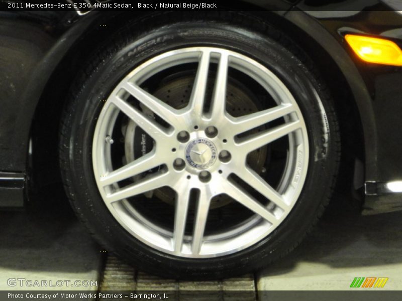 Black / Natural Beige/Black 2011 Mercedes-Benz E 350 4Matic Sedan
