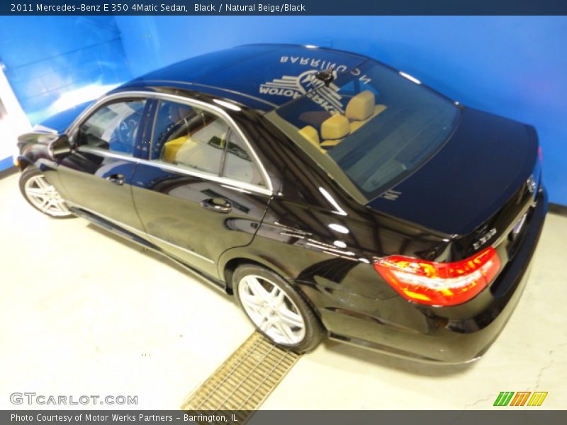 Black / Natural Beige/Black 2011 Mercedes-Benz E 350 4Matic Sedan