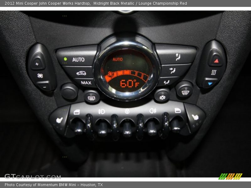 Controls of 2012 Cooper John Cooper Works Hardtop