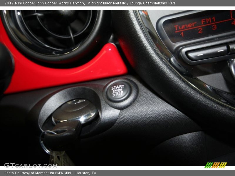 Midnight Black Metallic / Lounge Championship Red 2012 Mini Cooper John Cooper Works Hardtop