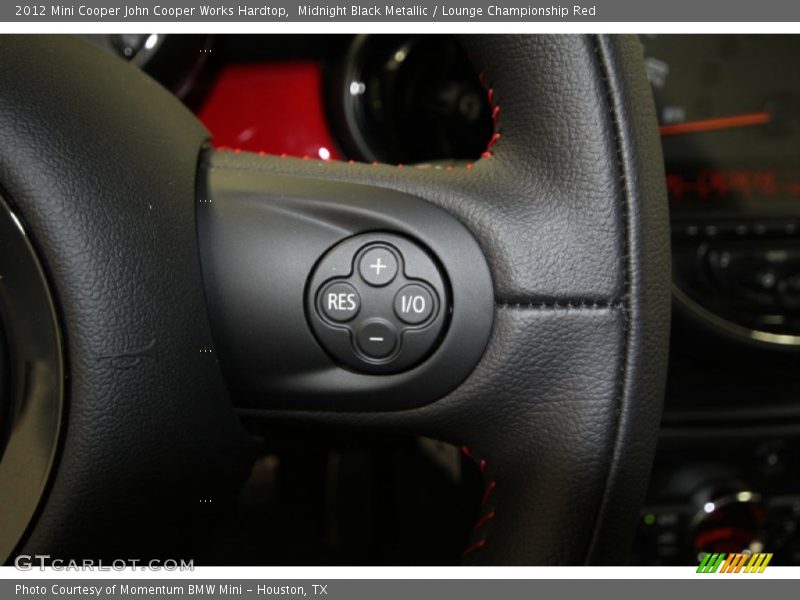 Midnight Black Metallic / Lounge Championship Red 2012 Mini Cooper John Cooper Works Hardtop
