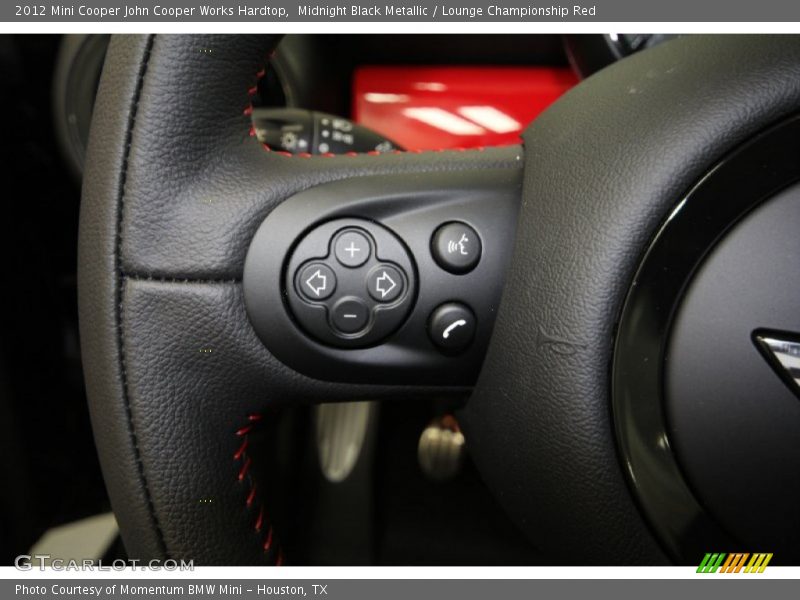 Midnight Black Metallic / Lounge Championship Red 2012 Mini Cooper John Cooper Works Hardtop
