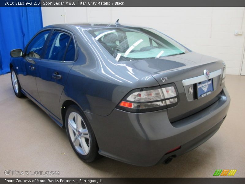 Titan Gray Metallic / Black 2010 Saab 9-3 2.0T Sport Sedan XWD