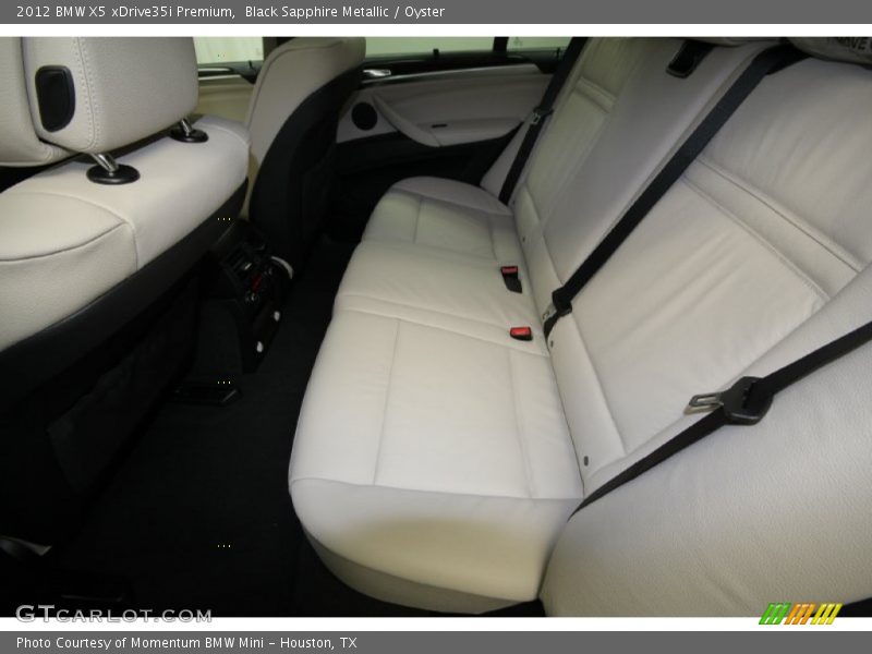 Black Sapphire Metallic / Oyster 2012 BMW X5 xDrive35i Premium