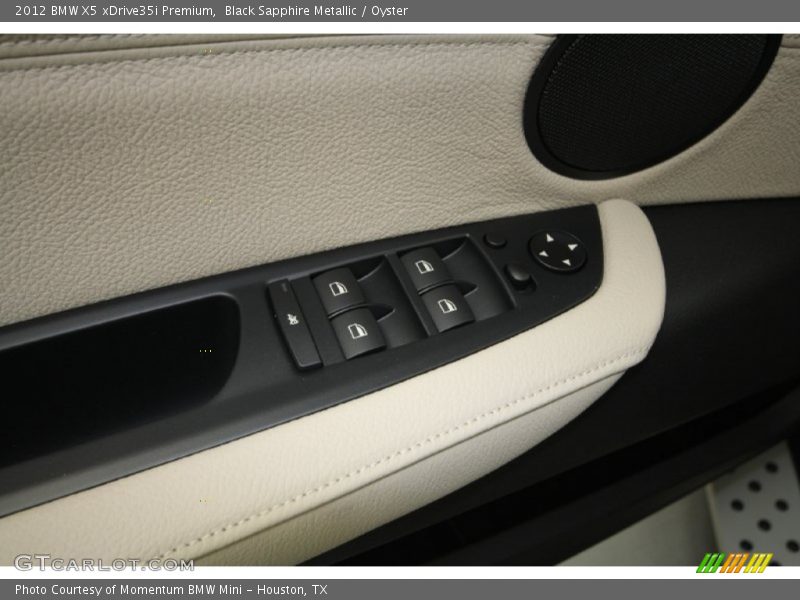 Black Sapphire Metallic / Oyster 2012 BMW X5 xDrive35i Premium
