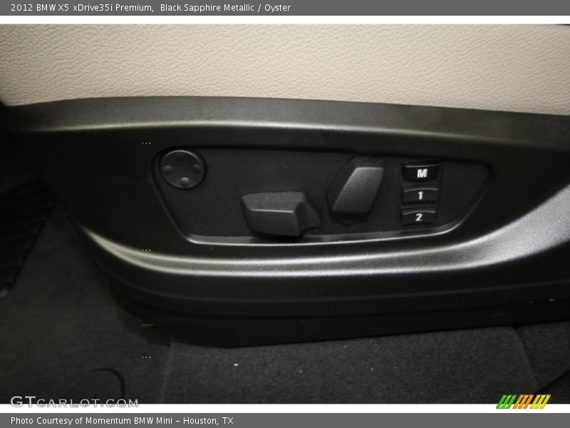 Black Sapphire Metallic / Oyster 2012 BMW X5 xDrive35i Premium