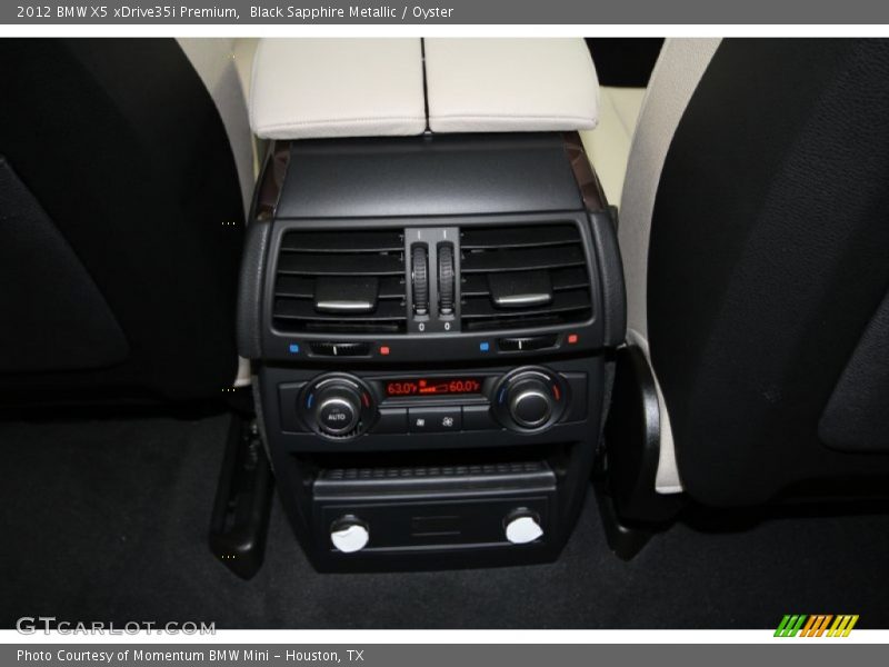 Black Sapphire Metallic / Oyster 2012 BMW X5 xDrive35i Premium