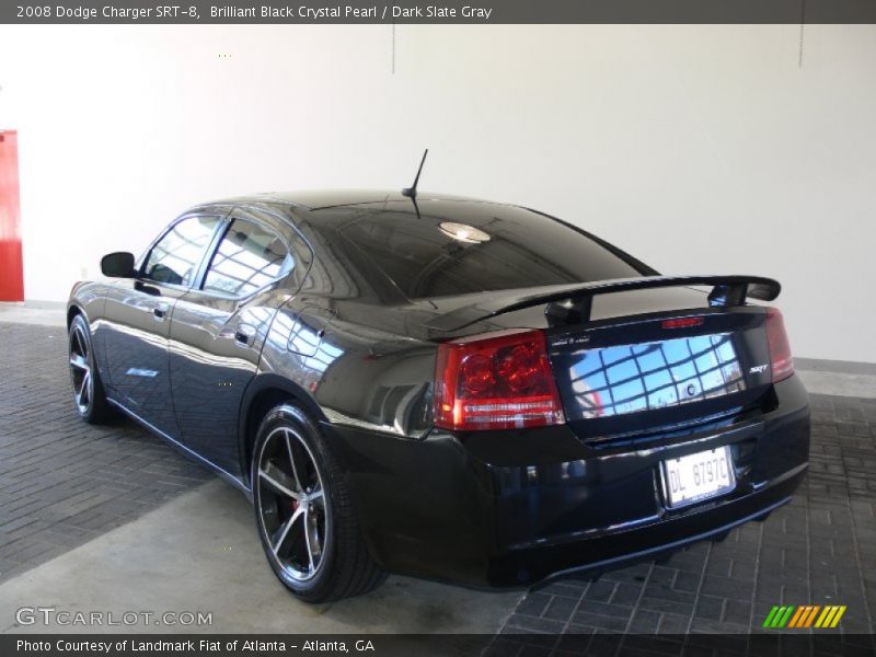Brilliant Black Crystal Pearl / Dark Slate Gray 2008 Dodge Charger SRT-8
