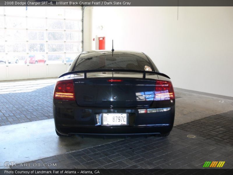 Brilliant Black Crystal Pearl / Dark Slate Gray 2008 Dodge Charger SRT-8
