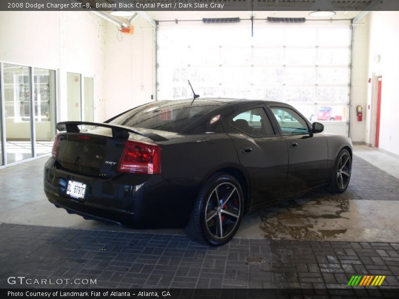 Brilliant Black Crystal Pearl / Dark Slate Gray 2008 Dodge Charger SRT-8