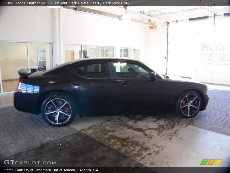 Brilliant Black Crystal Pearl / Dark Slate Gray 2008 Dodge Charger SRT-8