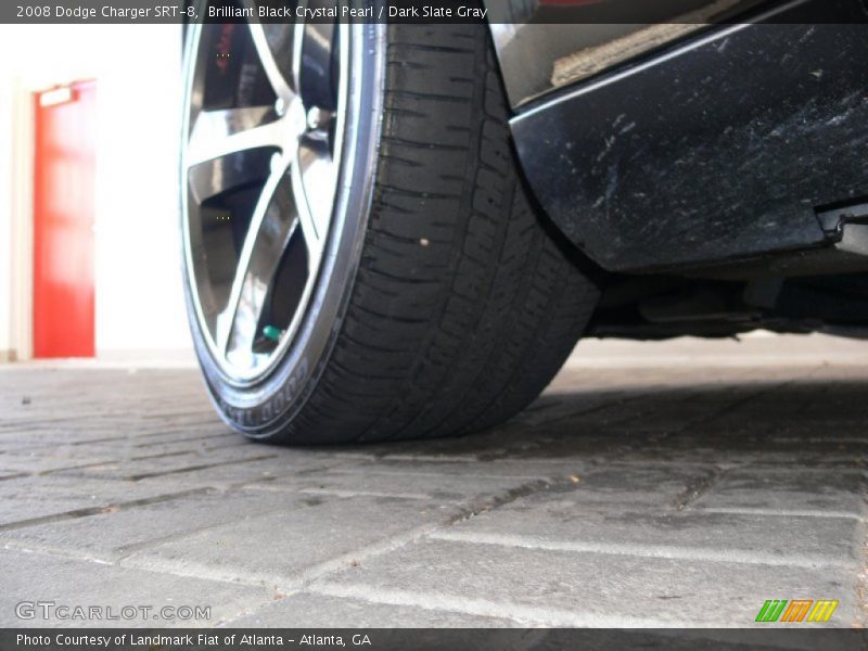 Brilliant Black Crystal Pearl / Dark Slate Gray 2008 Dodge Charger SRT-8
