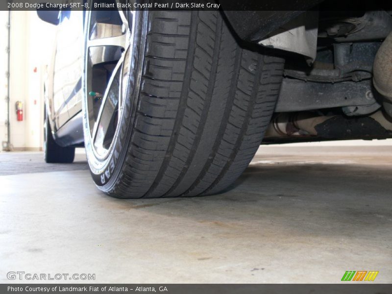 Brilliant Black Crystal Pearl / Dark Slate Gray 2008 Dodge Charger SRT-8