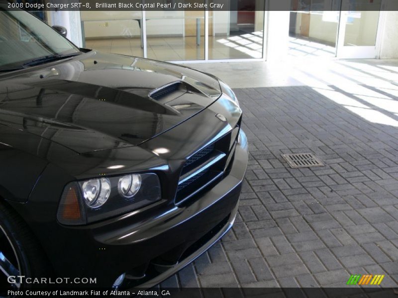 Brilliant Black Crystal Pearl / Dark Slate Gray 2008 Dodge Charger SRT-8
