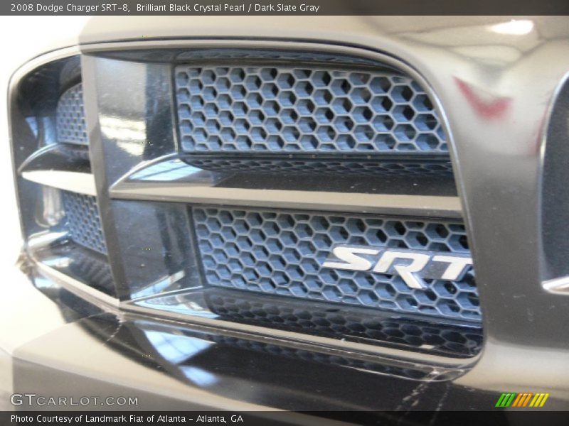 Brilliant Black Crystal Pearl / Dark Slate Gray 2008 Dodge Charger SRT-8