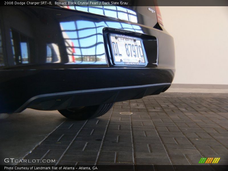 Brilliant Black Crystal Pearl / Dark Slate Gray 2008 Dodge Charger SRT-8