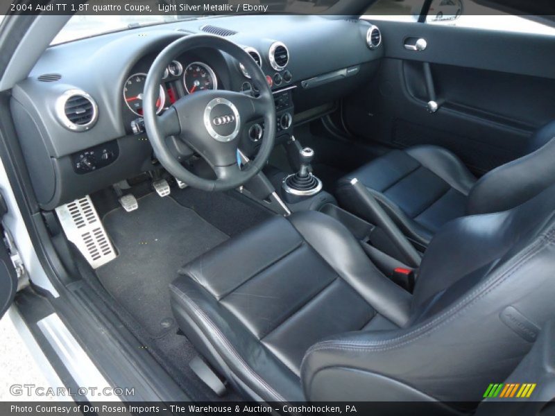  2004 TT 1.8T quattro Coupe Ebony Interior
