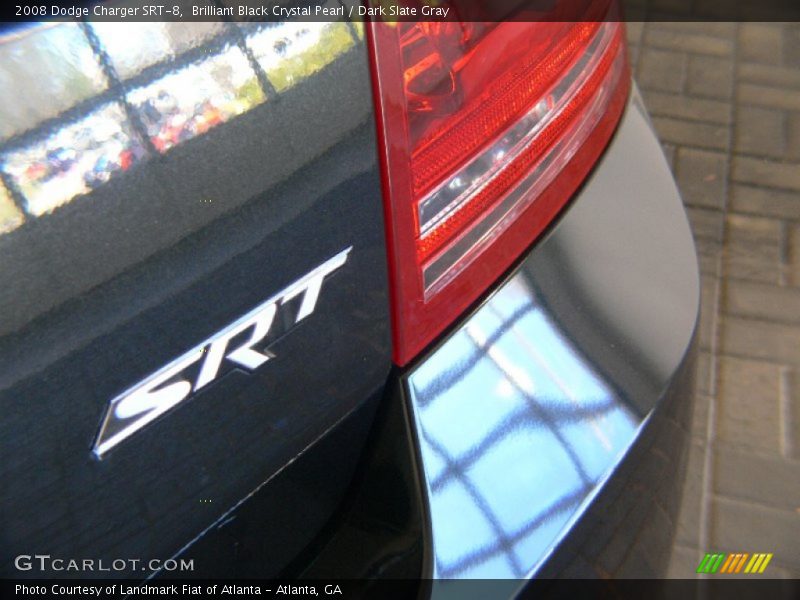Brilliant Black Crystal Pearl / Dark Slate Gray 2008 Dodge Charger SRT-8
