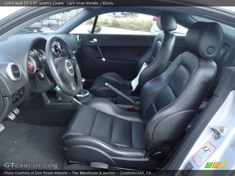 2004 TT 1.8T quattro Coupe Ebony Interior