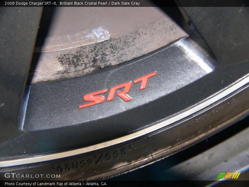Brilliant Black Crystal Pearl / Dark Slate Gray 2008 Dodge Charger SRT-8