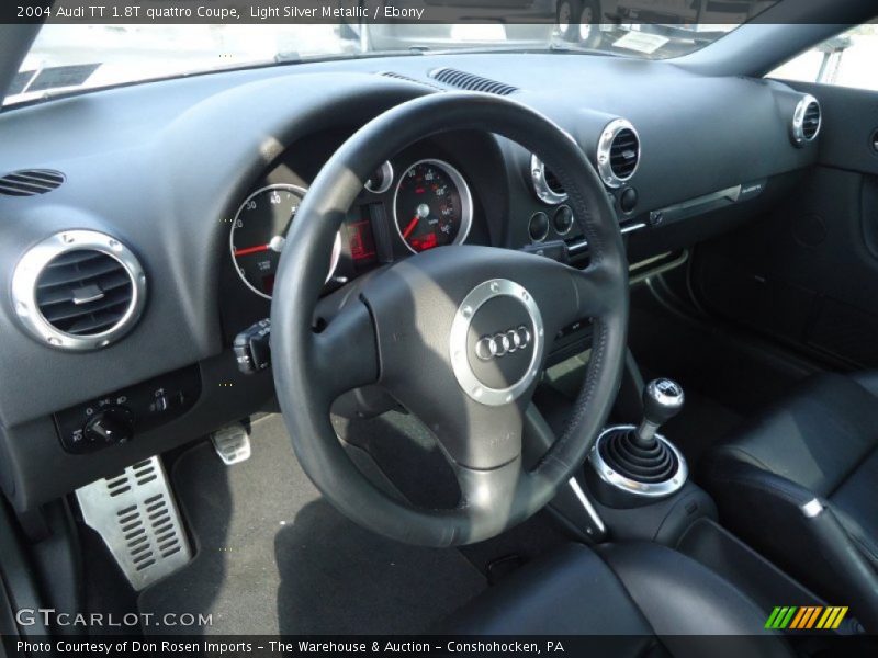 Light Silver Metallic / Ebony 2004 Audi TT 1.8T quattro Coupe