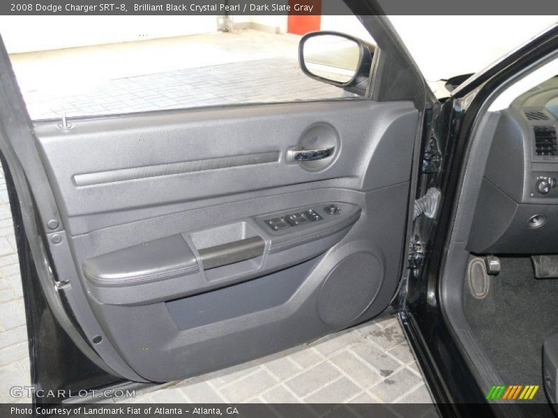 Brilliant Black Crystal Pearl / Dark Slate Gray 2008 Dodge Charger SRT-8
