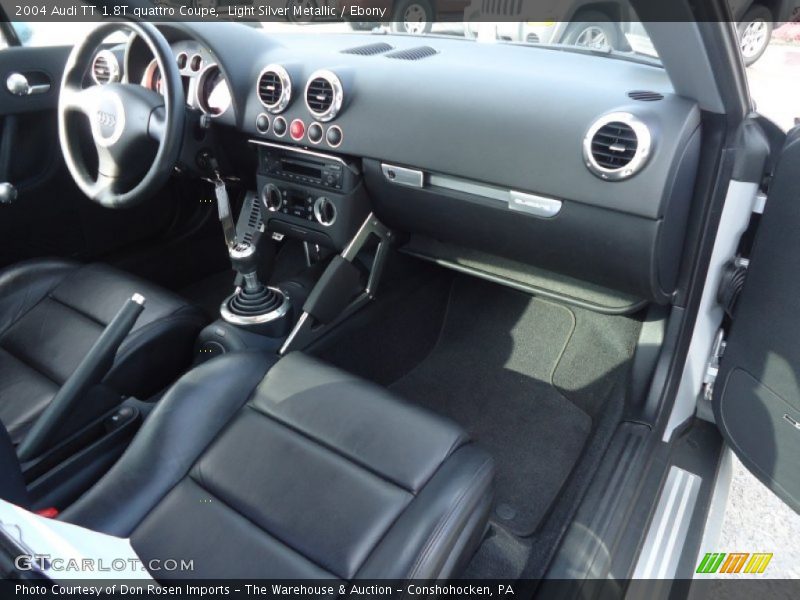 Light Silver Metallic / Ebony 2004 Audi TT 1.8T quattro Coupe