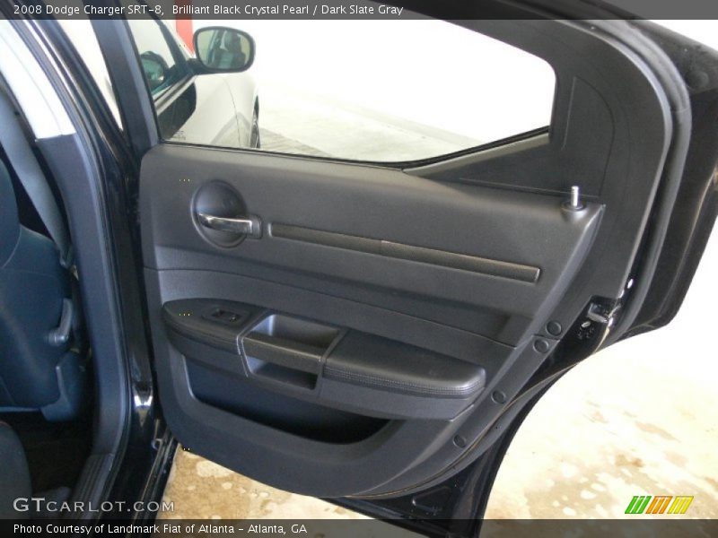 Brilliant Black Crystal Pearl / Dark Slate Gray 2008 Dodge Charger SRT-8