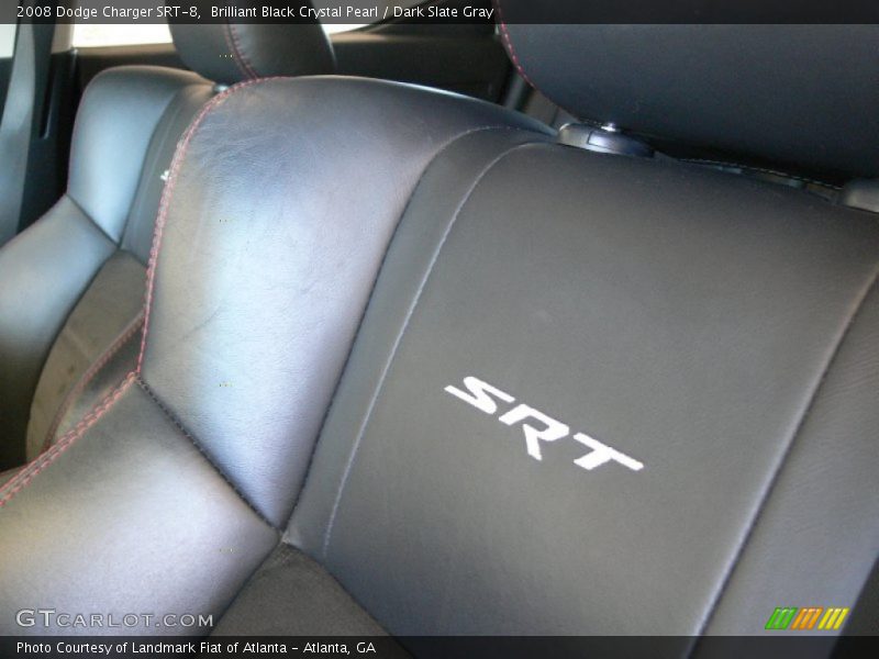 Brilliant Black Crystal Pearl / Dark Slate Gray 2008 Dodge Charger SRT-8
