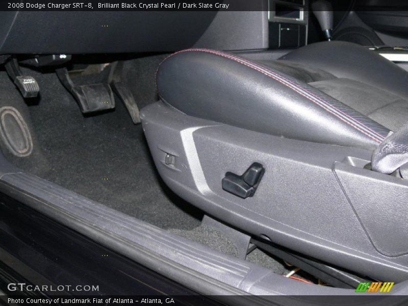 Brilliant Black Crystal Pearl / Dark Slate Gray 2008 Dodge Charger SRT-8