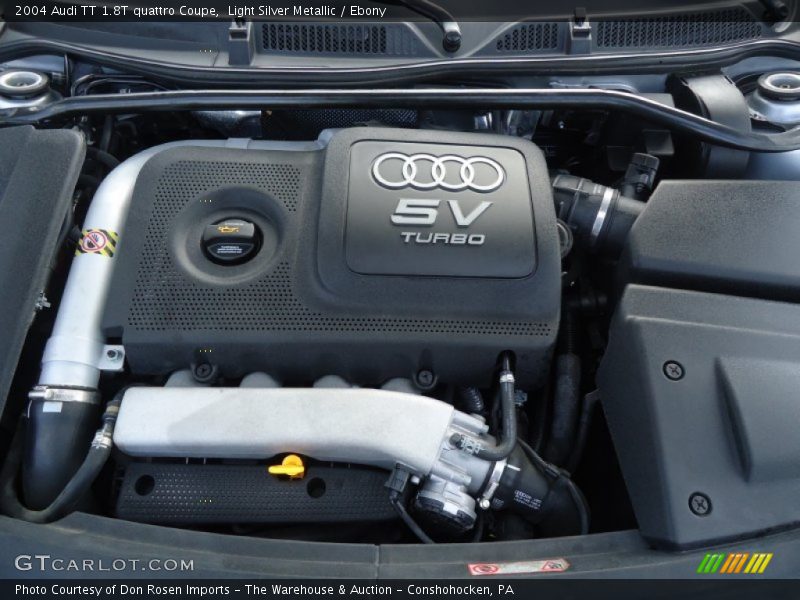  2004 TT 1.8T quattro Coupe Engine - 1.8 Liter Turbocharged DOHC 20V 4 Cylinder