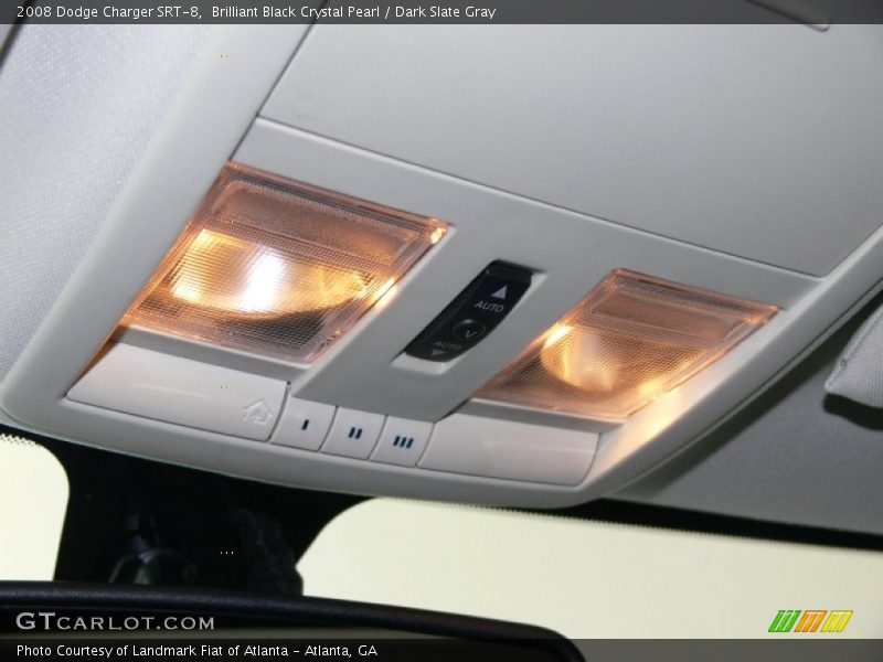 Brilliant Black Crystal Pearl / Dark Slate Gray 2008 Dodge Charger SRT-8