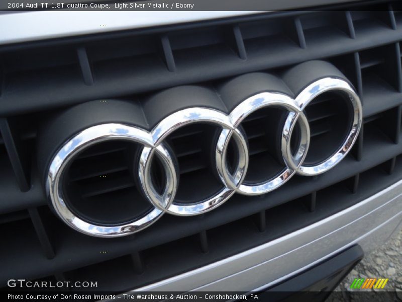 Light Silver Metallic / Ebony 2004 Audi TT 1.8T quattro Coupe
