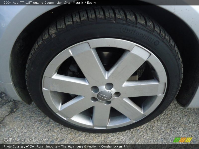 Light Silver Metallic / Ebony 2004 Audi TT 1.8T quattro Coupe