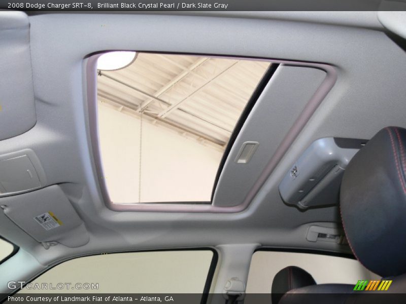 Brilliant Black Crystal Pearl / Dark Slate Gray 2008 Dodge Charger SRT-8