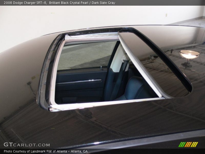 Brilliant Black Crystal Pearl / Dark Slate Gray 2008 Dodge Charger SRT-8